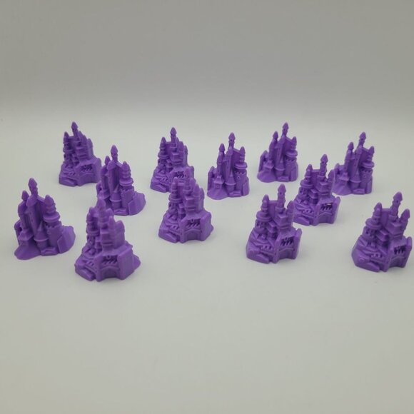 Disney Castle Monopoly Junior Princess Cupcake Topper Replacement Pieces Tokens - Picture 8 of 8